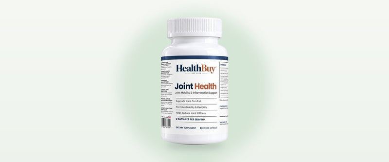 HealthBuy Joint Health with glucosamine sulfate, turmeric and boswellia