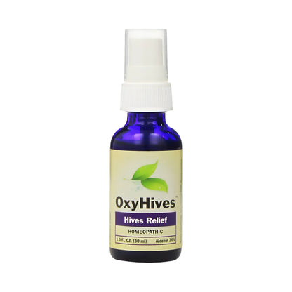 OxyHives hives relief spray bottle (HealthBuy product image)
