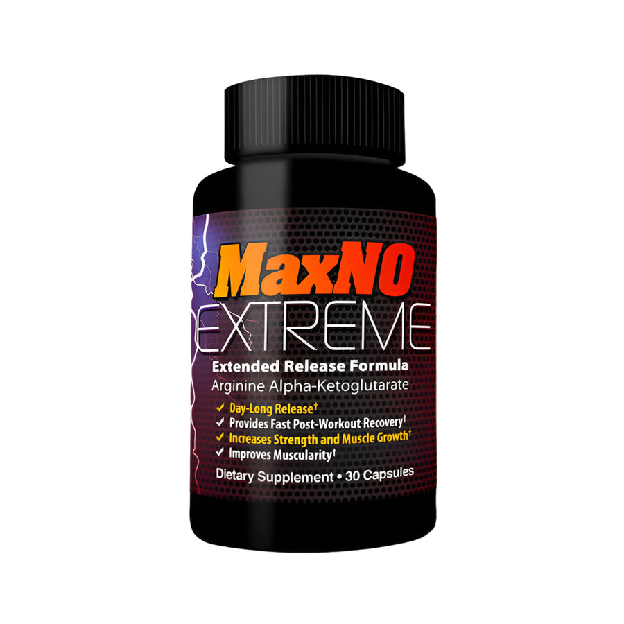 NO Booster (MaxNO Xtreme) bottle on HealthBuy product page