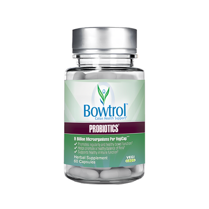 Bowtrol Probiotics bottle for daily gut support