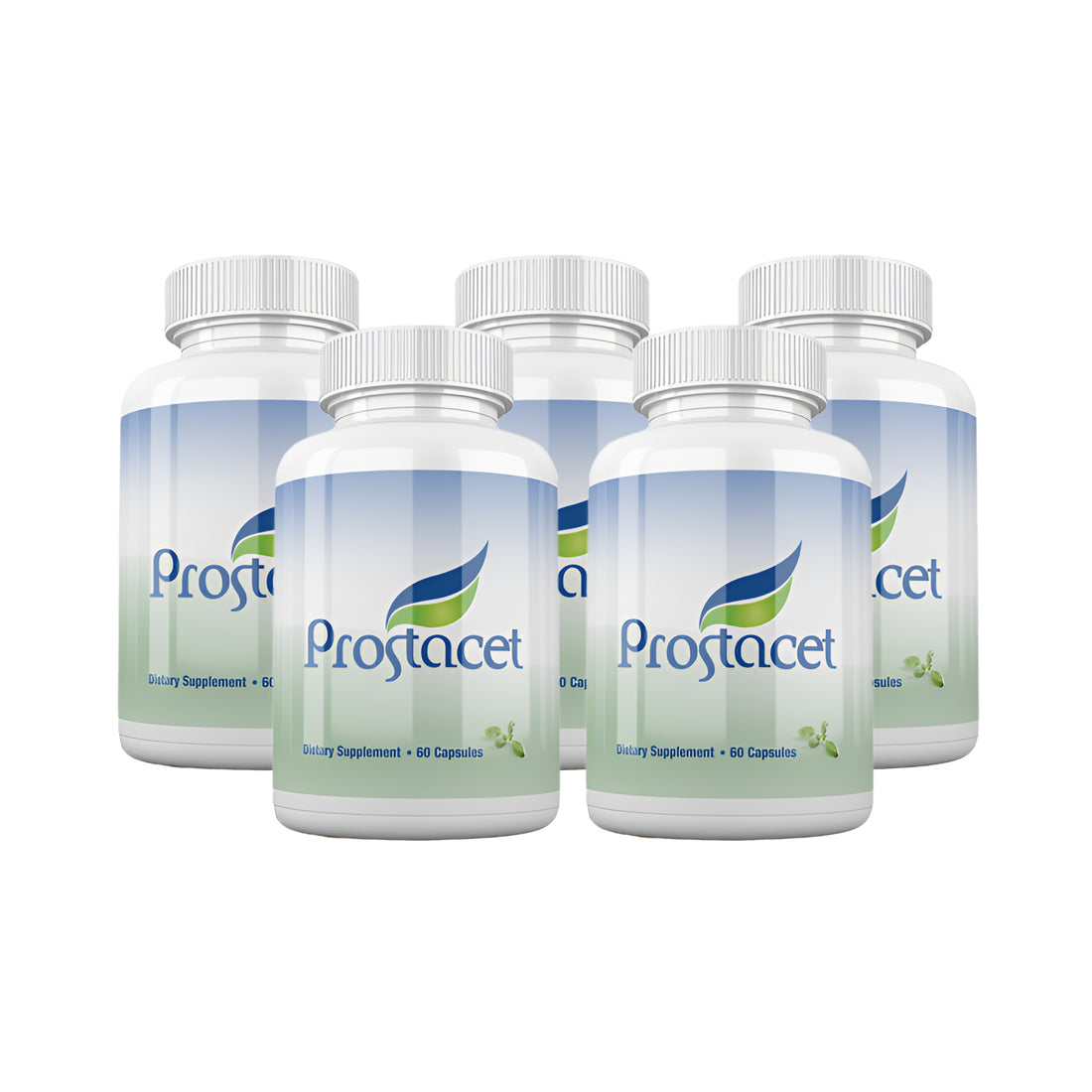 Prostacet 5-bottle bundle (best unit price) shown on HealthBuy