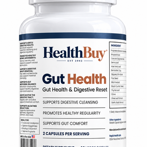 HealthBuy Gut Health bottle