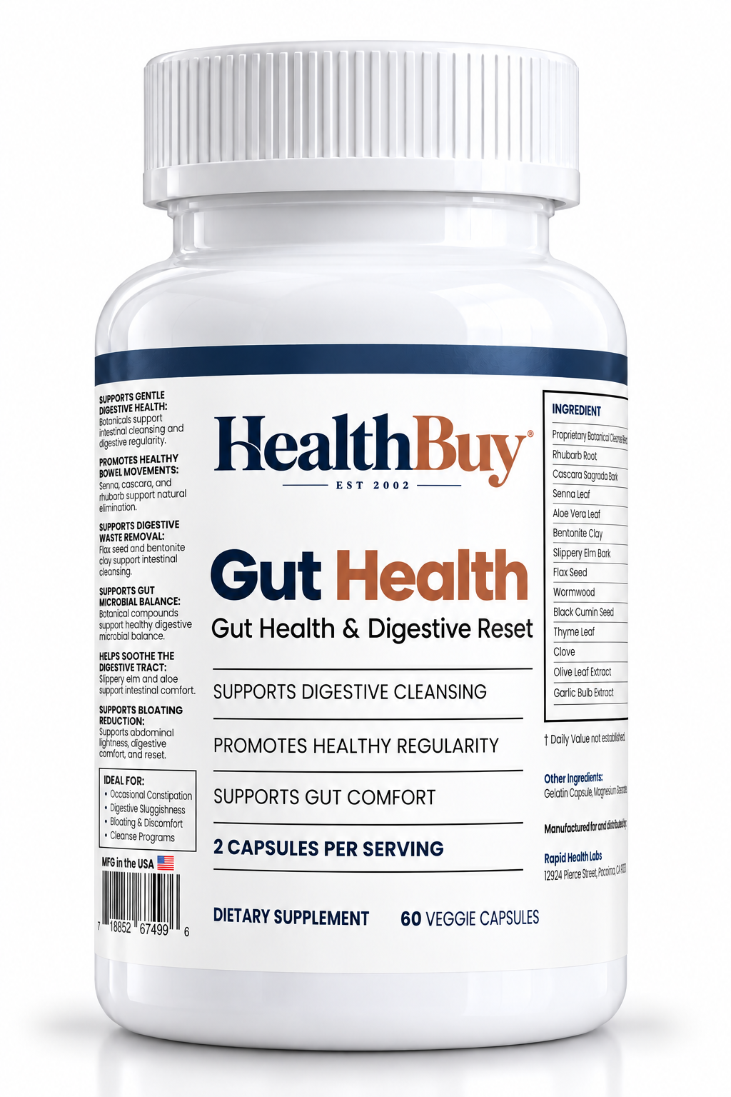 HealthBuy Gut Health bottle