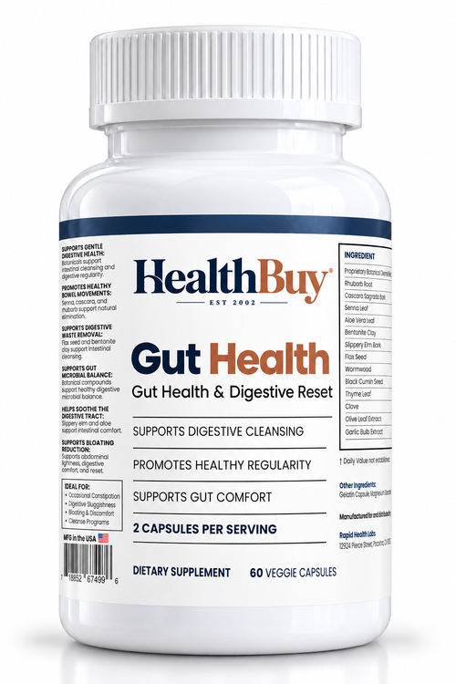 HealthBuy Gut Health bottle