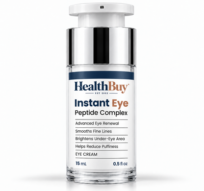 HealthBuy Instant Eye peptide eye cream pump bottle