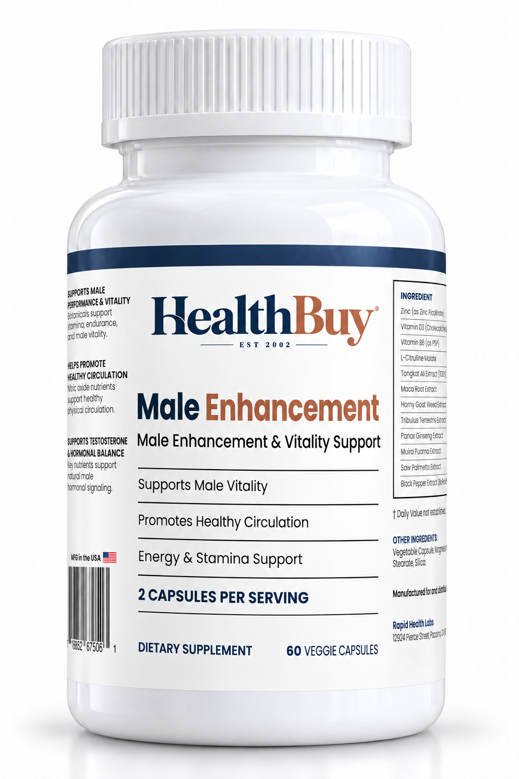 HealthBuy Male Enhancement bottle