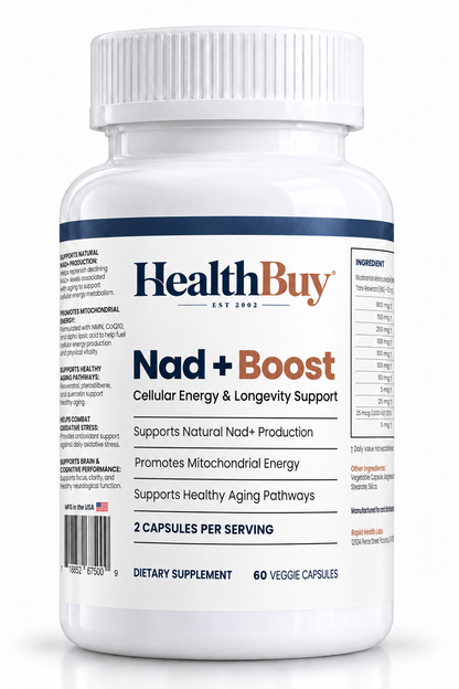 HealthBuy NAD+ Boost bottle