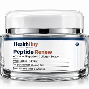 HealthBuy Peptide Renew jar, advanced peptide and collagen support cream