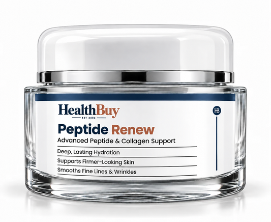 HealthBuy Peptide Renew jar, advanced peptide and collagen support cream