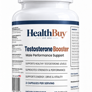 HealthBuy Testosterone Booster bottle